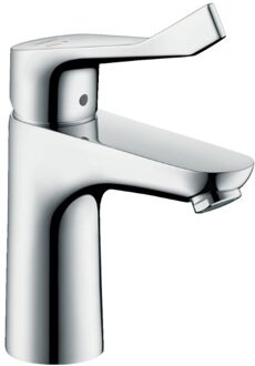 hansgrohe Focus Care 1 gats wastafelkraan 100 CoolStart met verlengde greep 12.1cm EcoSmart chroom