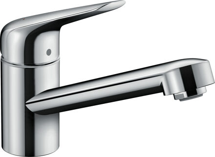 hansgrohe Focus M42 ééngreeps keukenmengkraan 100 met CoolStart en EcoClick, chroom
