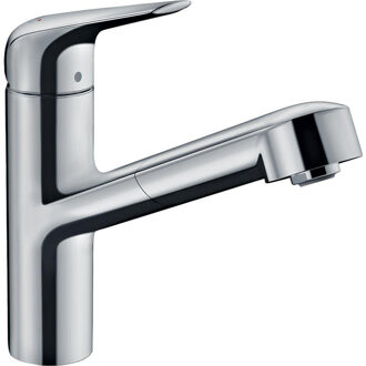 hansgrohe Focus M42 ééngreeps keukenmengkraan 150 met uittrekbare uitoop chroom