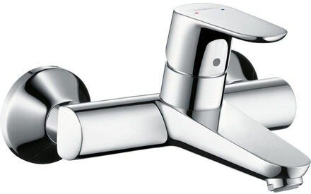 hansgrohe Focus wand wastafelkraan met onderuitloop chroom 31923000