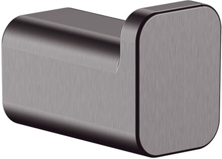 hansgrohe Handdoekhaak AddStoris HansGrohe Geborsteld Zwart Chroom