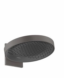 hansgrohe Hoofddouche Rainfinity HansGrohe PowderRain 360 1jet Met Douche-arm Geborsteld Zwart Chroom