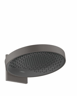 hansgrohe Hoofddouche Rainfinity PowderRain 360 1jet Met Douche-arm Geborsteld Zwart Chroom