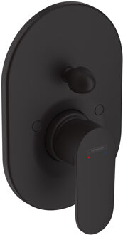 hansgrohe Inbouw Badmengkraan Vernis Blend Eengreeps Ovaal Mat Zwart