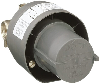 hansgrohe Inbouwdeel Hansgrohe Voor Eengreeps Douchemengkraan Met Temperatuurbegrenzer Grijs