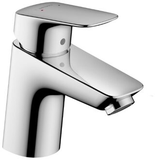 hansgrohe Logis 1 gats wastafelkraan 70 met push open chroom