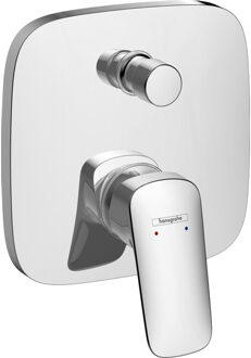 hansgrohe Logis afbouwdeel voor inbouw badkraan met omstel voor I box universeel inbouwdeel chroom 71405000