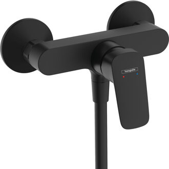 hansgrohe Logis ééngreeps douchemengkraan opbouw, mat zwart