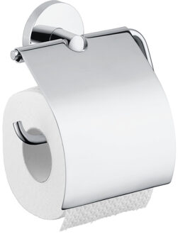 hansgrohe Logis toiletrolhouder met klep, chroom