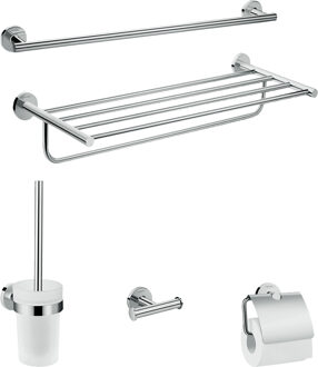 hansgrohe Logis Universal badaccessoireset 5 in 1, chroom