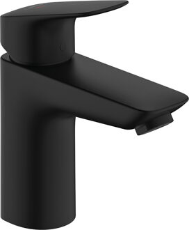 hansgrohe Logis wastafelkraan 100 coolstart z/afvoer matzwart 71103670 Zwart mat