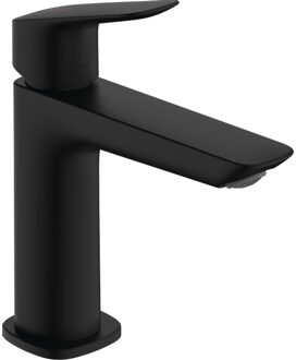 hansgrohe Logis wastafelkraan 110 fine coolstart z/afvoer matzwart 71255670 zwart mat