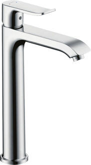 hansgrohe Metris wastafelkraan highriser 200 chroom