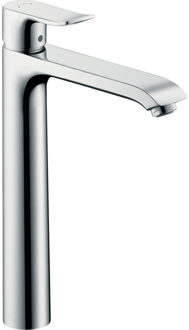 hansgrohe Metris wastafelkraan highriser 260 chroom