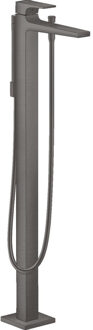 hansgrohe Metropol afbouwdeel v. vrijstaande badkraan vloermontage met omstel met voorsprong vaste uitloop 23.5cm brushed black chroom 32532340 Brushed Black Chrome