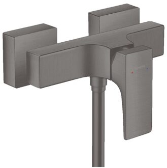 hansgrohe Metropol douchekraan met koppelingen brushed black chroom 32560340 Brushed black chrome