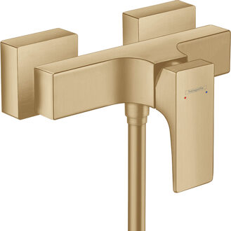 hansgrohe Metropol ééngreeps douchemengkraan opbouw met rechte greep, Brushed Bronze