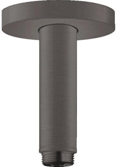 hansgrohe plafondbevestiging S 100 mm, Brushed Black Chrome