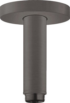 hansgrohe plafondbevestiging S 100 mm, Brushed Black Chrome