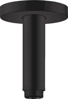 hansgrohe plafondbevestiging S 100 mm, mat zwart
