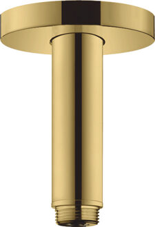 hansgrohe plafondbevestiging S 100 mm, Polished Gold Optic