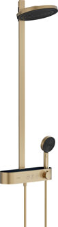 hansgrohe Pulsify S Showerpipe 2jet mt ShowerTablet Select 400, Brushed Bronze