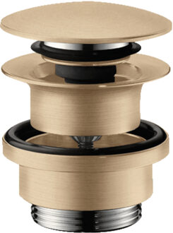 hansgrohe Push Open Afvoergarnituur DN32 HansGrohe Geborsteld Brons