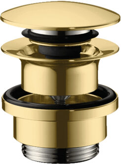 hansgrohe Push Open Afvoergarnituur DN32 HansGrohe Gepolijst Goud