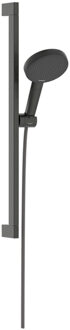 hansgrohe Raindance alive 125 3 jet EcoSmart doucheset 65cm - Brushed Black Chrome (antraciet) 24600340
