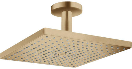 hansgrohe Raindance E hoofddouche 30cm met plafondarm brons geborsteld