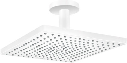 hansgrohe Raindance E hoofddouche 30cm met plafondarm wit mat