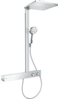 hansgrohe Raindance E opbouw regendouche met thermostaat 60cm waterbesparend chroom