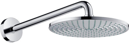 hansgrohe Raindance hoofddouche met air 24cm met douchearm 38cm chroom