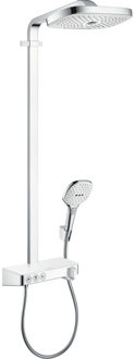 hansgrohe Raindance Select E 300 3jet Showerpipe - 3 straalsoorten - hartafstand 150 mm ± 12 mm