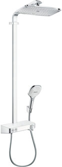 hansgrohe Raindance Select E 360 showerpipe ShowerTablet - hoofddouche 36 cm - met doucheslang 160 cm - wit/chroom