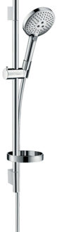 hansgrohe Raindance Select S 120 / Unica'S Puro Glijstangset - 65 cm - Chroom - 3 straalsoorten - diameter handdouche 125 mm