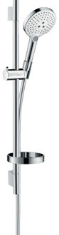 hansgrohe Raindance Select S 120 / Unica'S Puro Glijstangset - 65 cm - Chroom / Wit