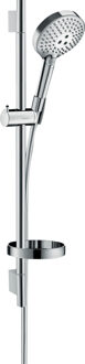 hansgrohe Raindance Select S doucheset 120 3jet PowderRain met Unica'S Puro glijstang 65 cm