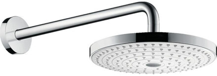 hansgrohe Raindance Select S hoofddouche S240 2jet met douchearm 39cm wit/chroom