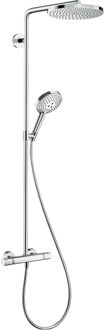 hansgrohe Raindance Select S showerpipe 240 1jet PowderRain - Incl. Thermostaat - Chroom