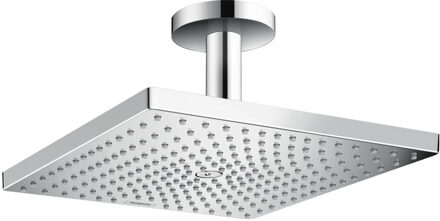 hansgrohe Raindance Square 300 1jet hoofddouche - Met plafondaansluiting 100 mm