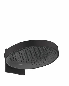 hansgrohe Rainfinity hoofddouche wand rond 36cm mat zwart 26230670 Zwart mat