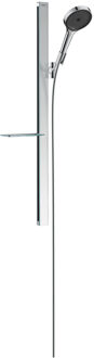 hansgrohe Rainfinity PowderRain doucheset met 3 standen handdouche en glijstang 150cm chroom