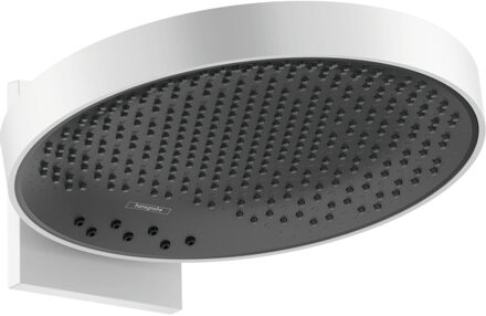 hansgrohe Rainfinity PowderRain hoofddouche 360 3jet met douchearm 10-30° verticaal kantelbaar Ø36cm mat wit 26234700 Wit mat