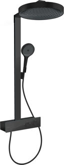 hansgrohe Rainfinity showerpipe 360 1jet met ShowerTablet 350, mat zwart