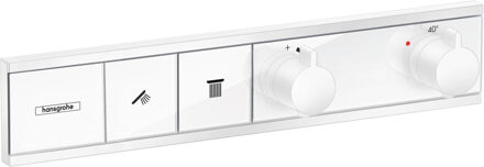 hansgrohe RainSelect thermostaat inbouw voor 2 functies, mat wit