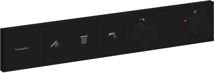 hansgrohe RainSelect thermostaat inbouw voor 3 functies, mat zwart
