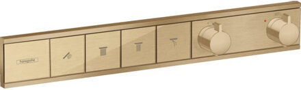 hansgrohe RainSelect thermostaat inbouw voor 4 functies, Brushed Bronze