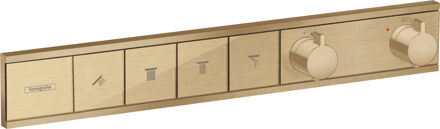 hansgrohe RainSelect thermostaat inbouw voor 4 functies, Brushed Bronze