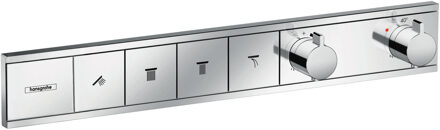 hansgrohe RainSelect thermostaat inbouw voor 4 functies, chroom